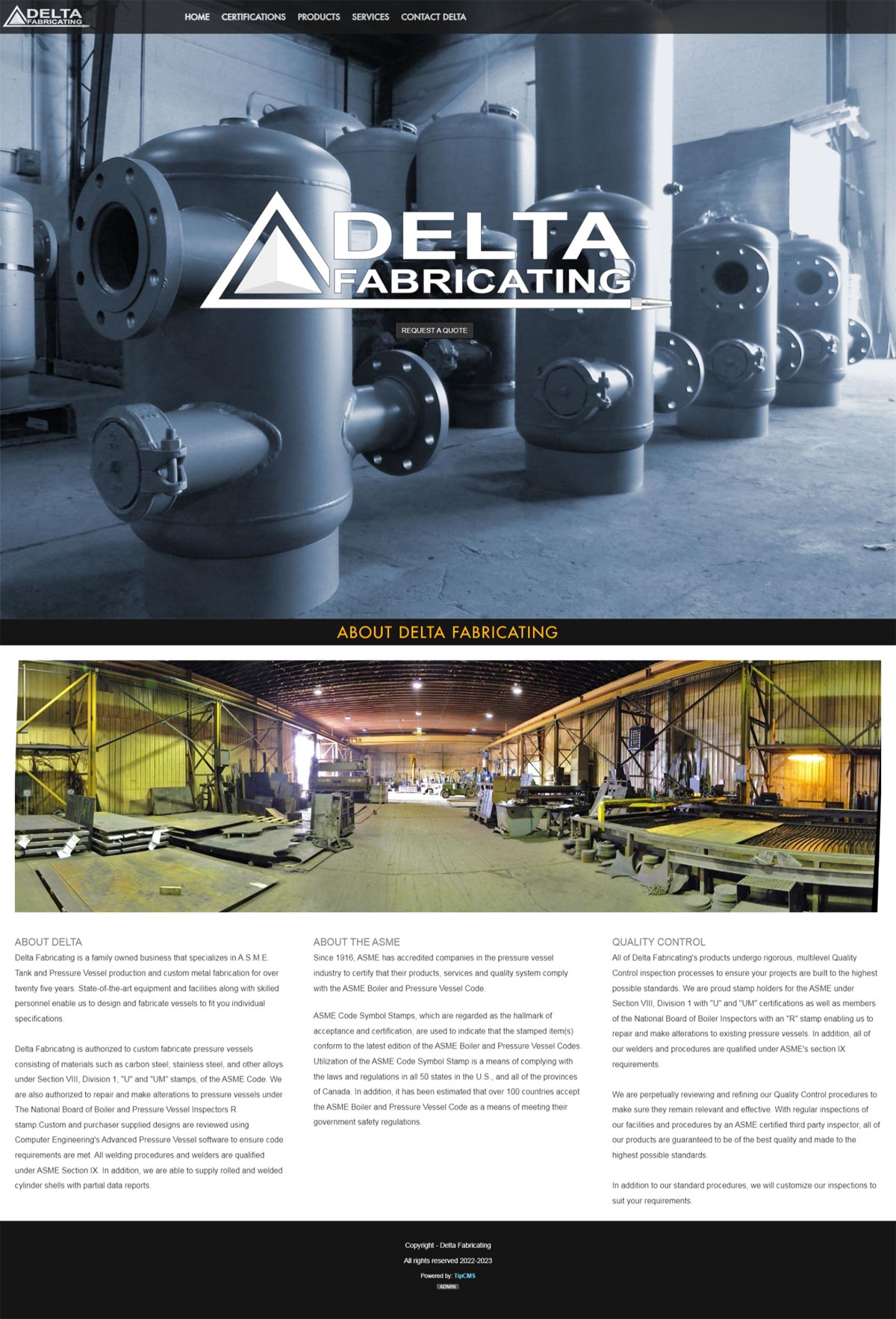 Delta Fabricating Delta Fabricating